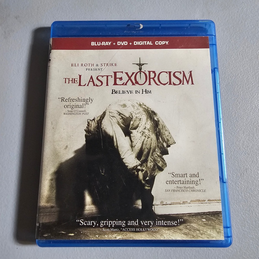 The Last Exorcism Blu-ray DVD 2-Disc Combo Eli Roth Horror Movie Lionsgate